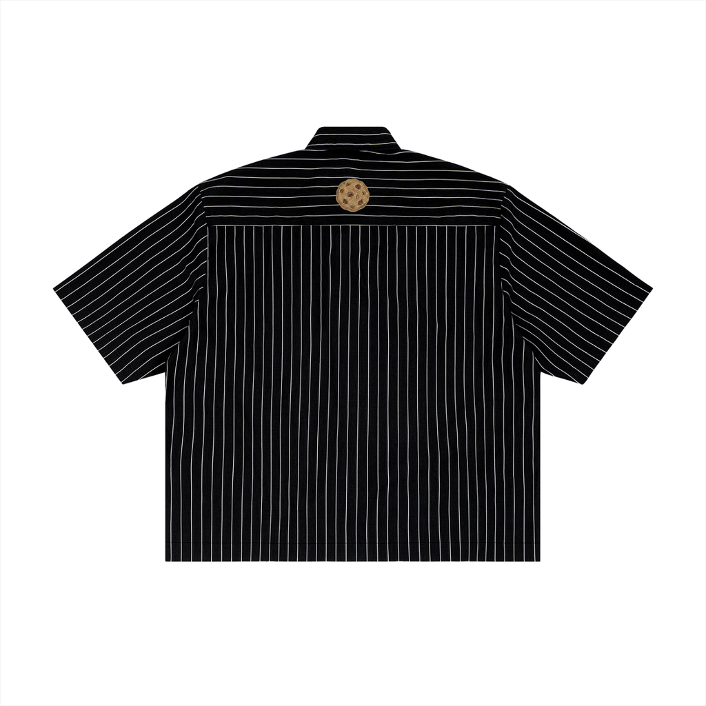 Striped Boxy Button-Up