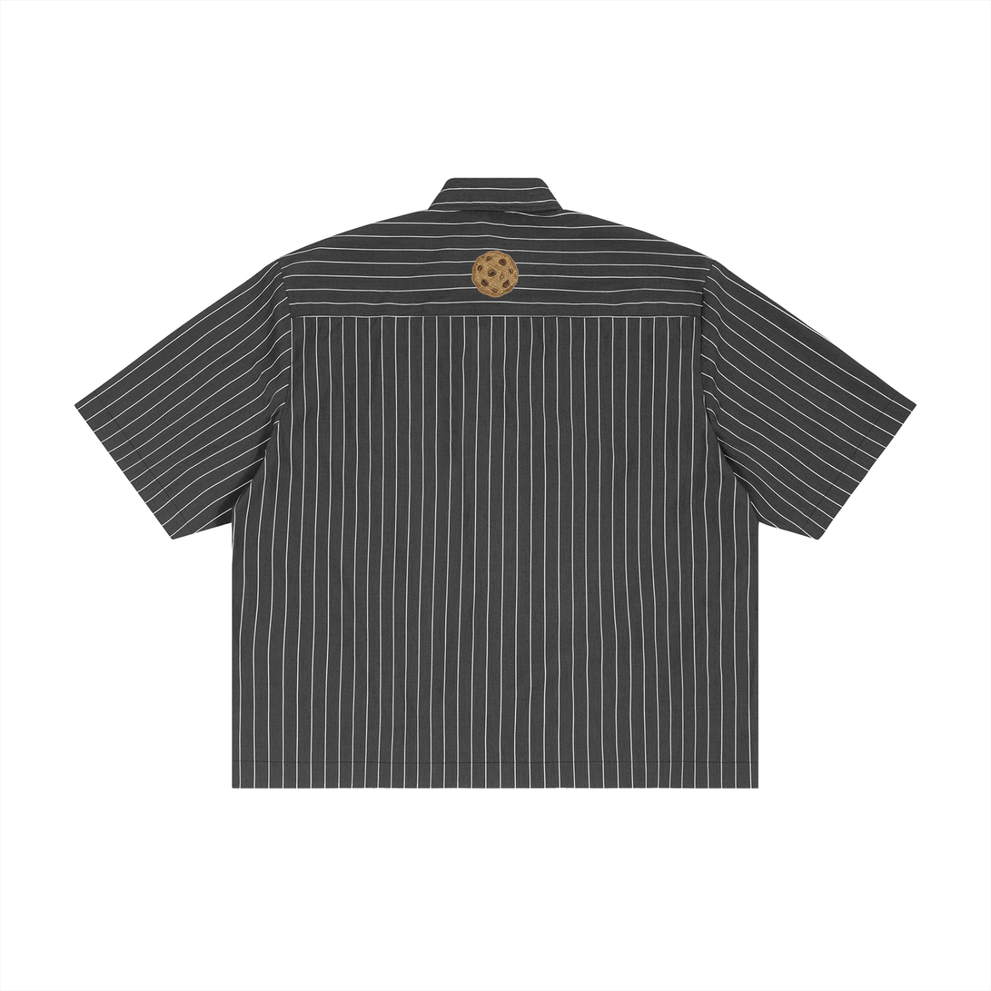 Striped Boxy Button-Up