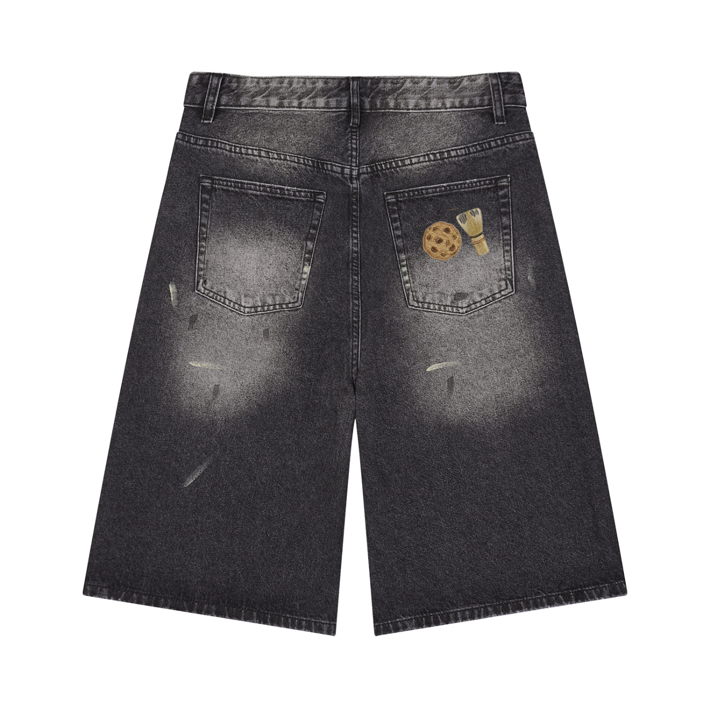 Men’s Washed Denim Shorts