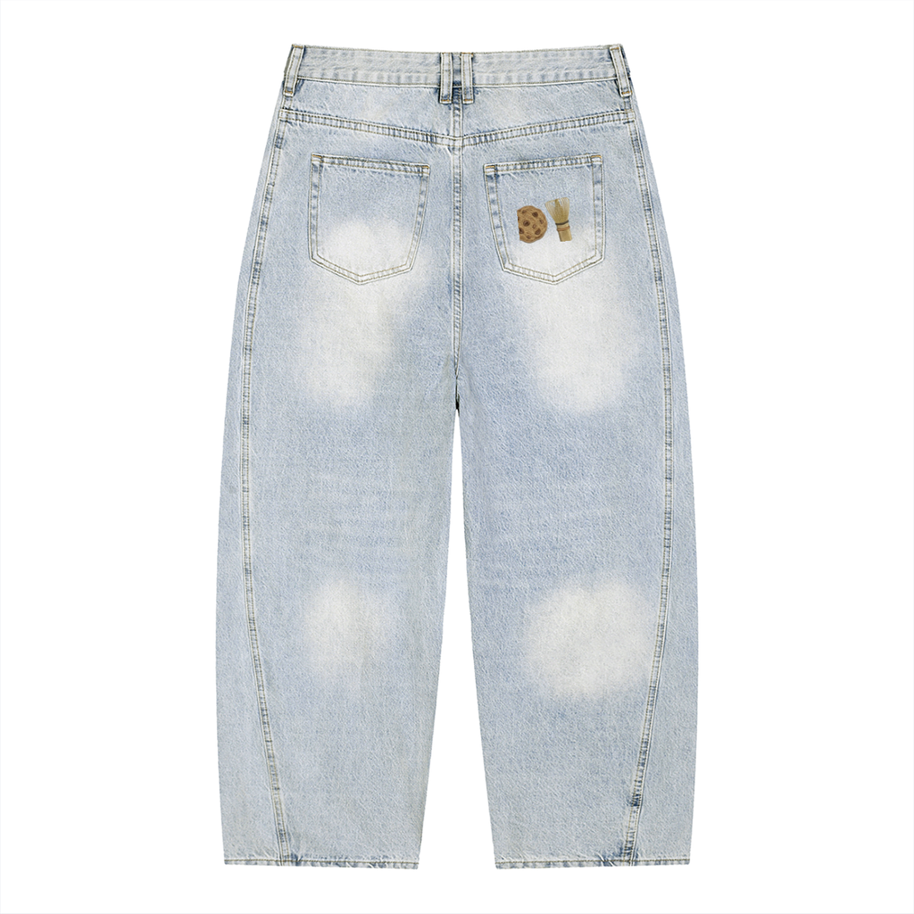 Men's Sunfaded Baggy Jeans