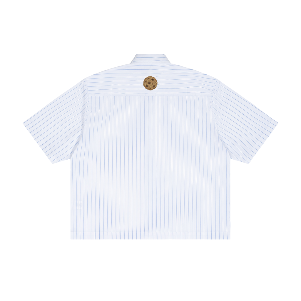 Striped Boxy Button-Up